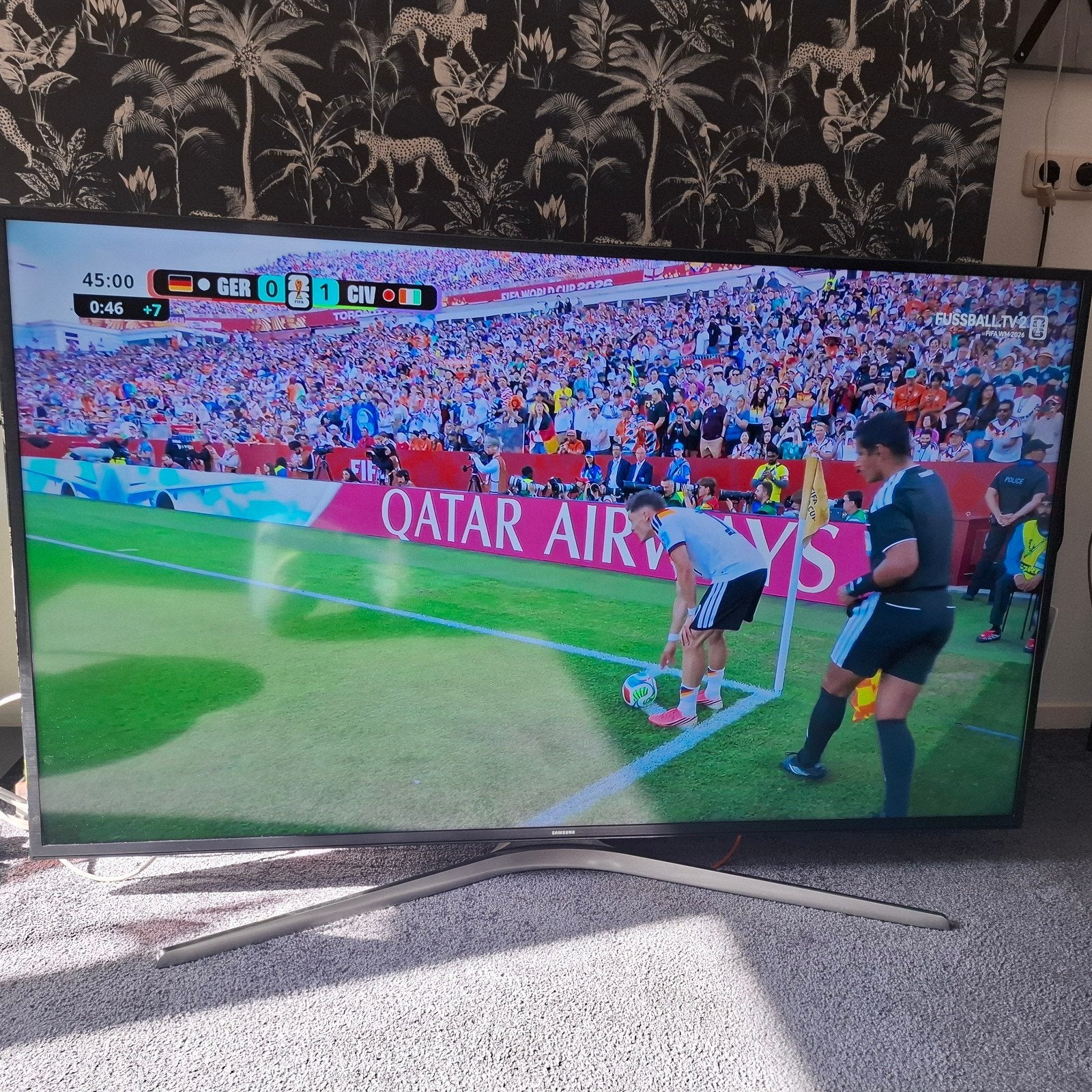 Samsung 58 inch 4K Smart TV - UE58MU6120W, Ophalen, 50 Hz, Zo goed als nieuw, Samsung