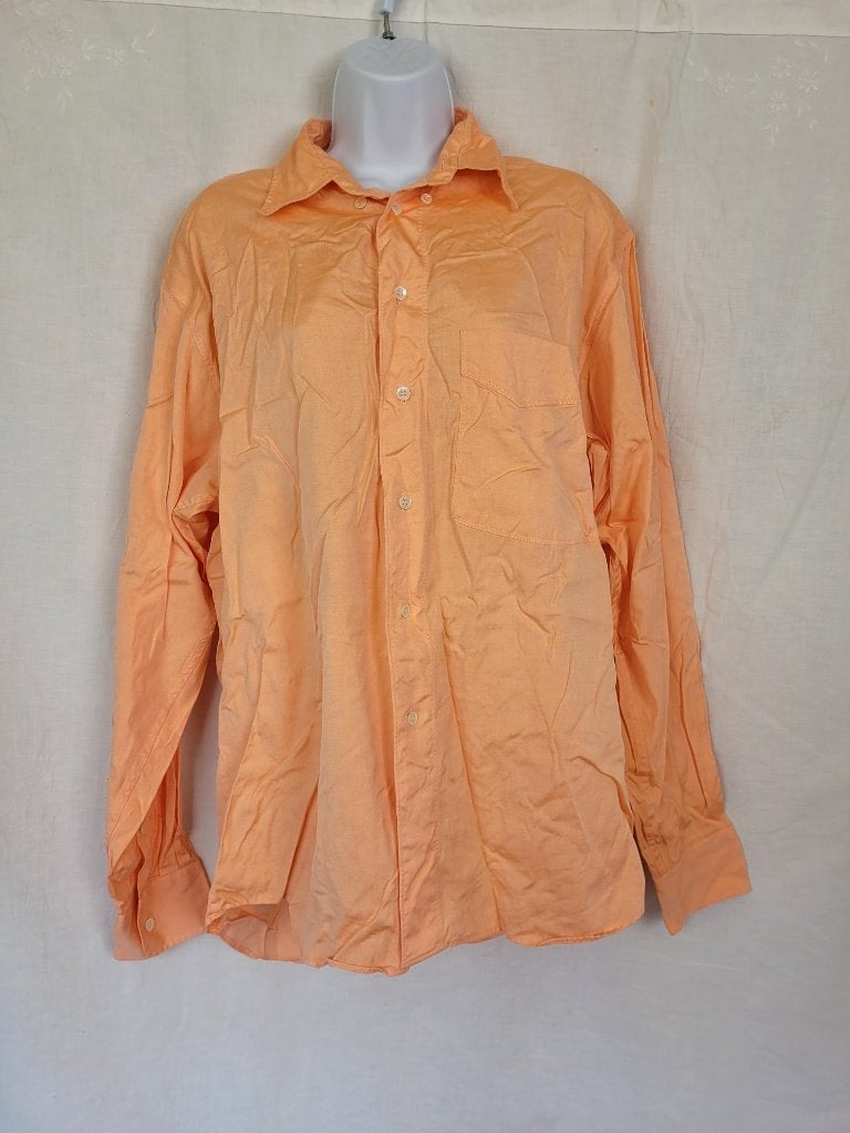 Net zalmkleurig overhemd mt 39 merk The Bostoners, ., Oranje, Zo goed als nieuw, .