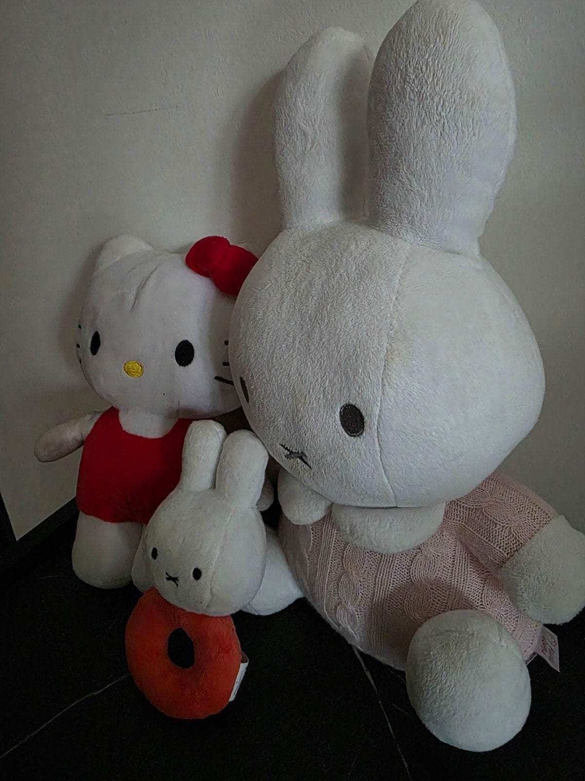 Set van 2x Nijntje (Miffy) en Hello Kitty knuffel, Ophalen of Verzenden, Konijn