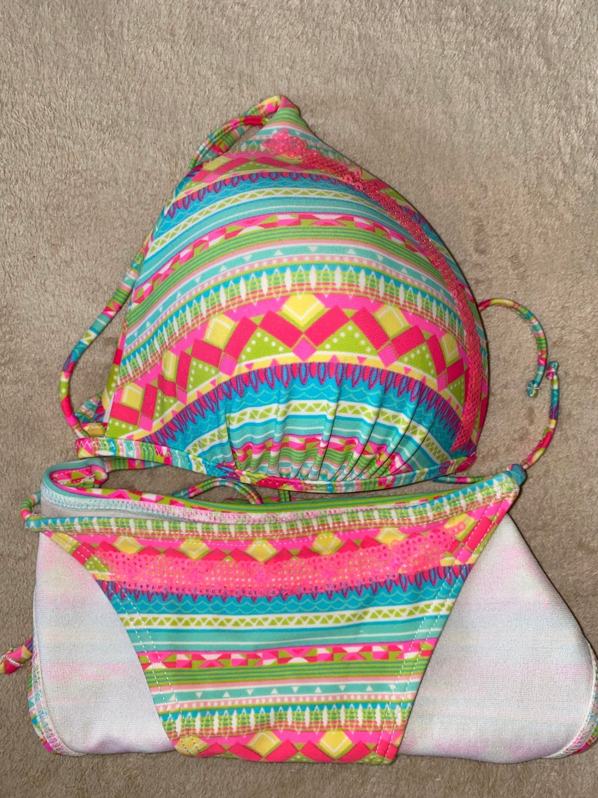 New Look Bikini Set - Kleurrijk en Zo Goed als Nieuw maat 38, Ophalen of Verzenden, Zo goed als nieuw, Overige kleuren, Bikini