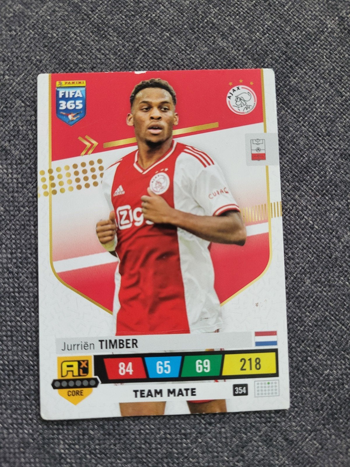 Jurriën Timber FIFA 365 Adrenalyn XL Panini Ajax, Ophalen of Verzenden