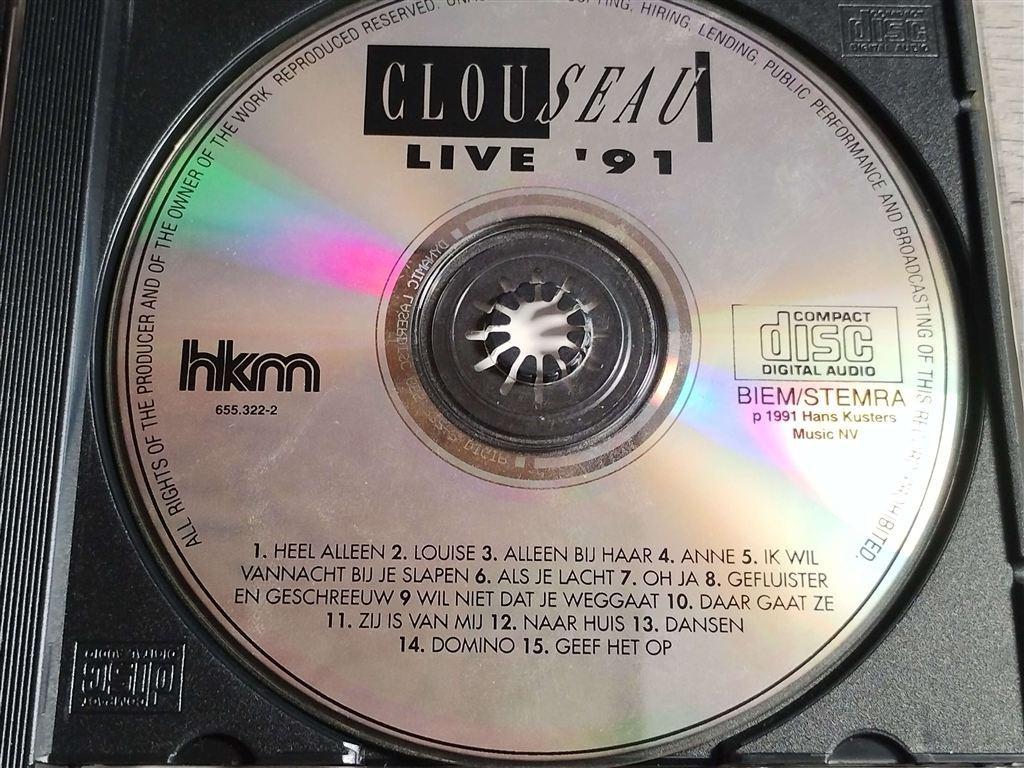 Clouseau - Live \'91, Ophalen of Verzenden, Zo goed als nieuw, Levenslied of Smartlap