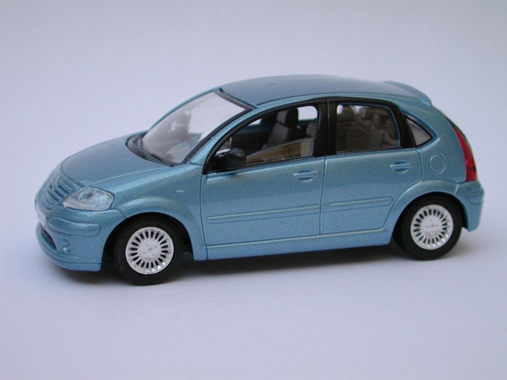 Citroen C3 2002 blauw Solido 1:43, Ophalen of Verzenden, Nieuw, Auto, Solido