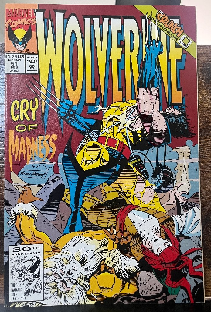 Wolverine (1988) #51 (Marvel Comics), Amerika, Ophalen of Verzenden, Larry Hama, Gelezen