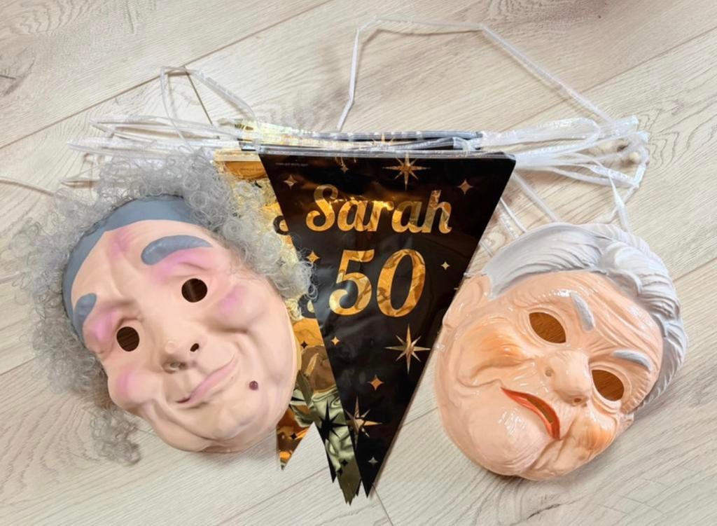 Feestartikelen Sarah 50 jaar: Folieballon, Broche, Sterretje, Verzenden, Nieuw, Feestartikel, Abraham of Sarah