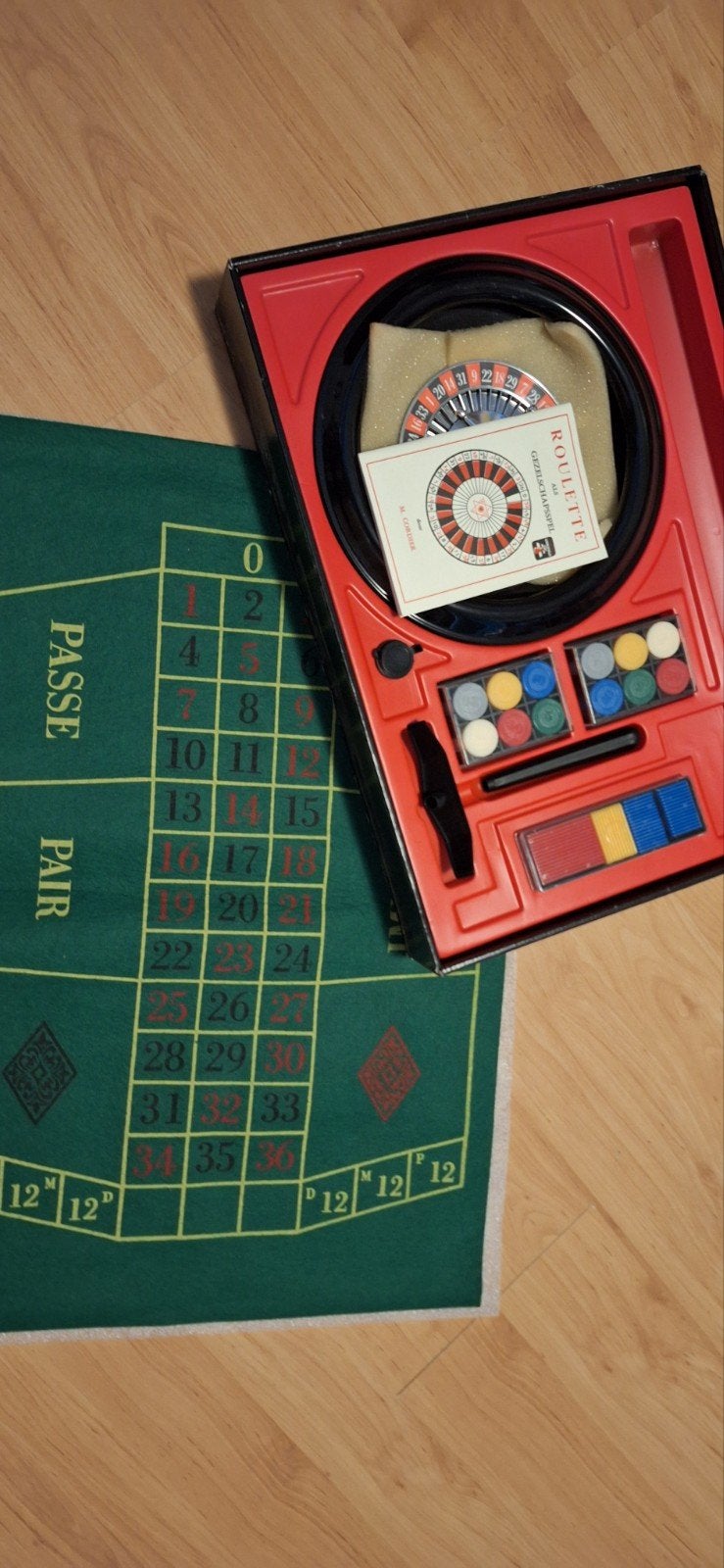 Vintage roulette spel, Ophalen of Verzenden, Gebruikt