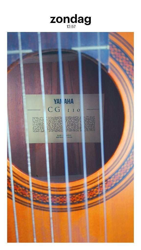 Gitaar yamaha, Ophalen, Gebruikt, Klassieke of Spaanse gitaar