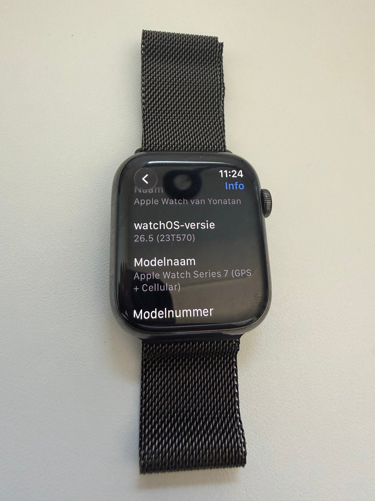 Apple Watch Series 7 GPS + Cellular Zwart, Afstand, Zwart, IOS, Ophalen of Verzenden