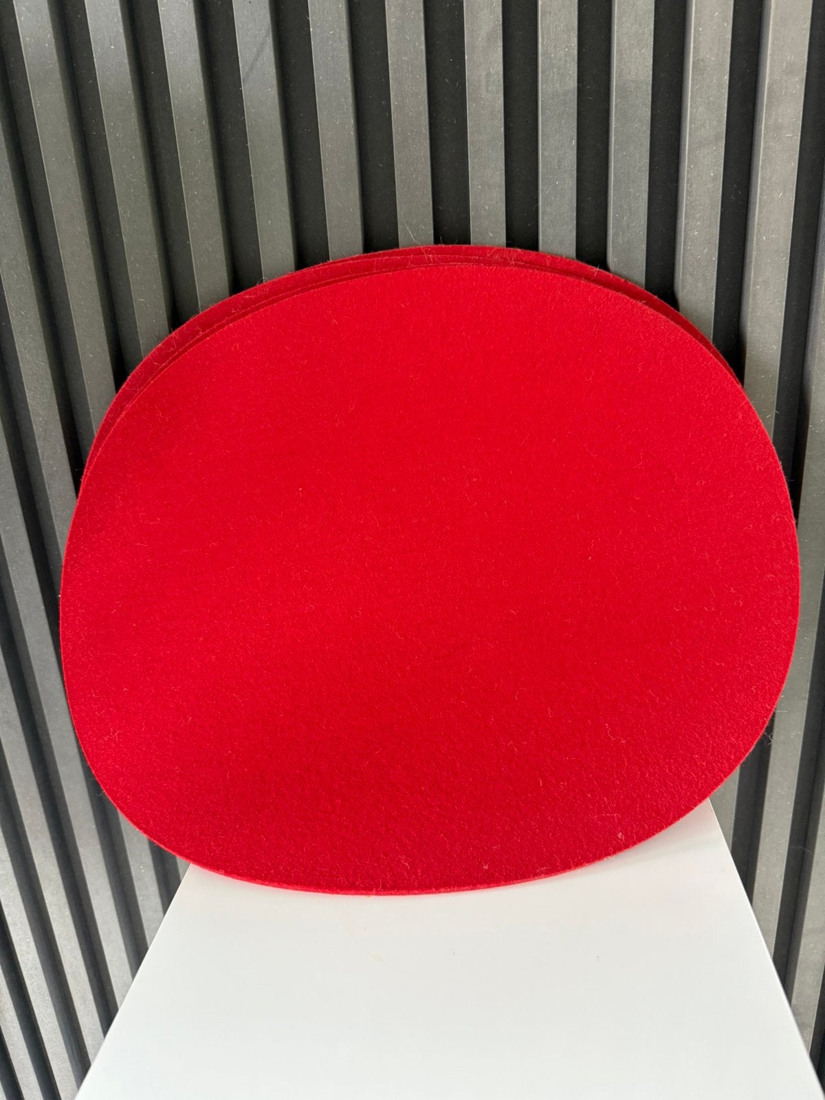HEY SIGN chair cushion Flow Chair Red Wool  4 Pieces, Ophalen of Verzenden, Zo goed als nieuw, Rood