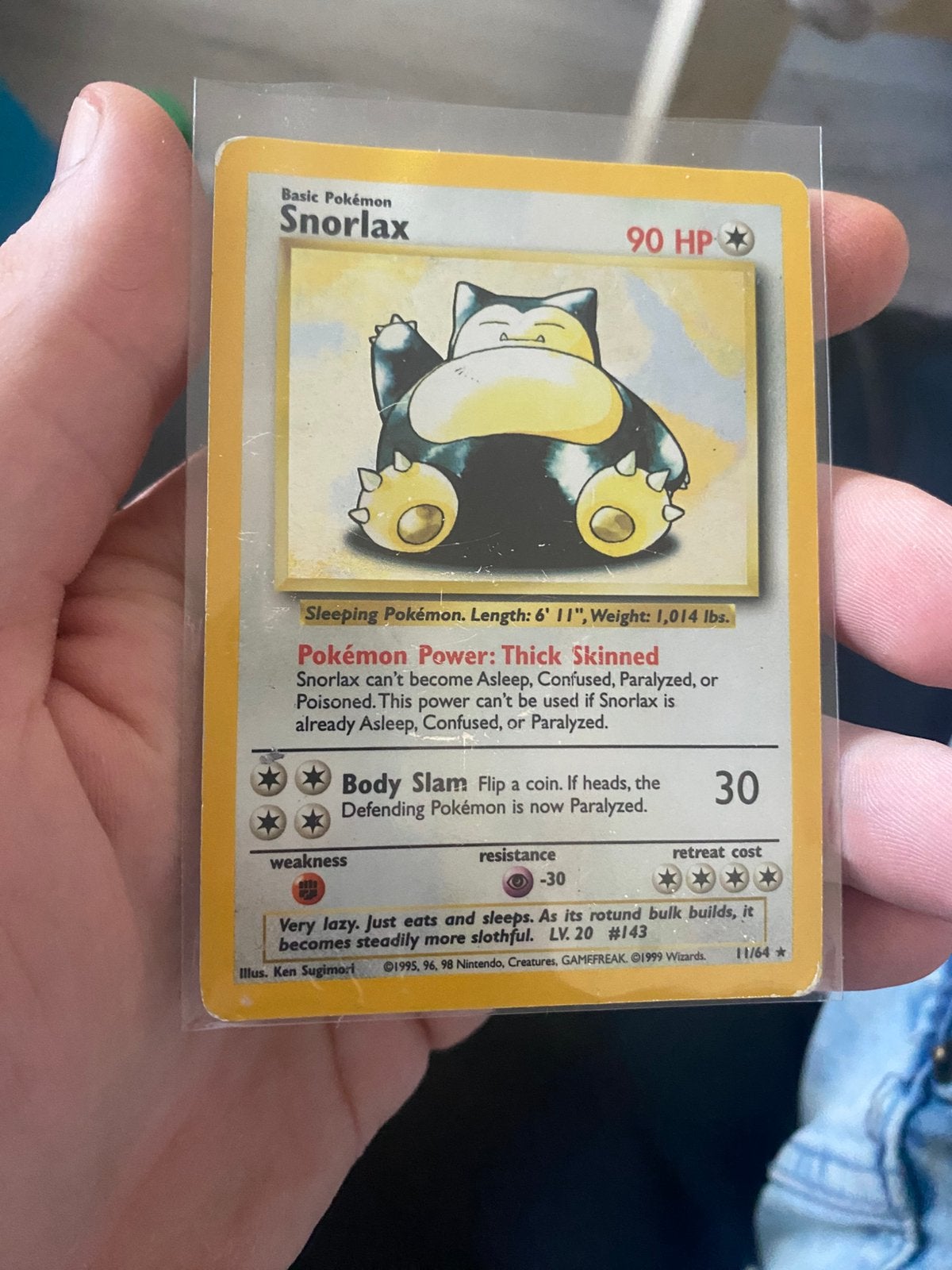 snorlax jungel error pokemon kaart no synbol, Ophalen of Verzenden, Zo goed als nieuw