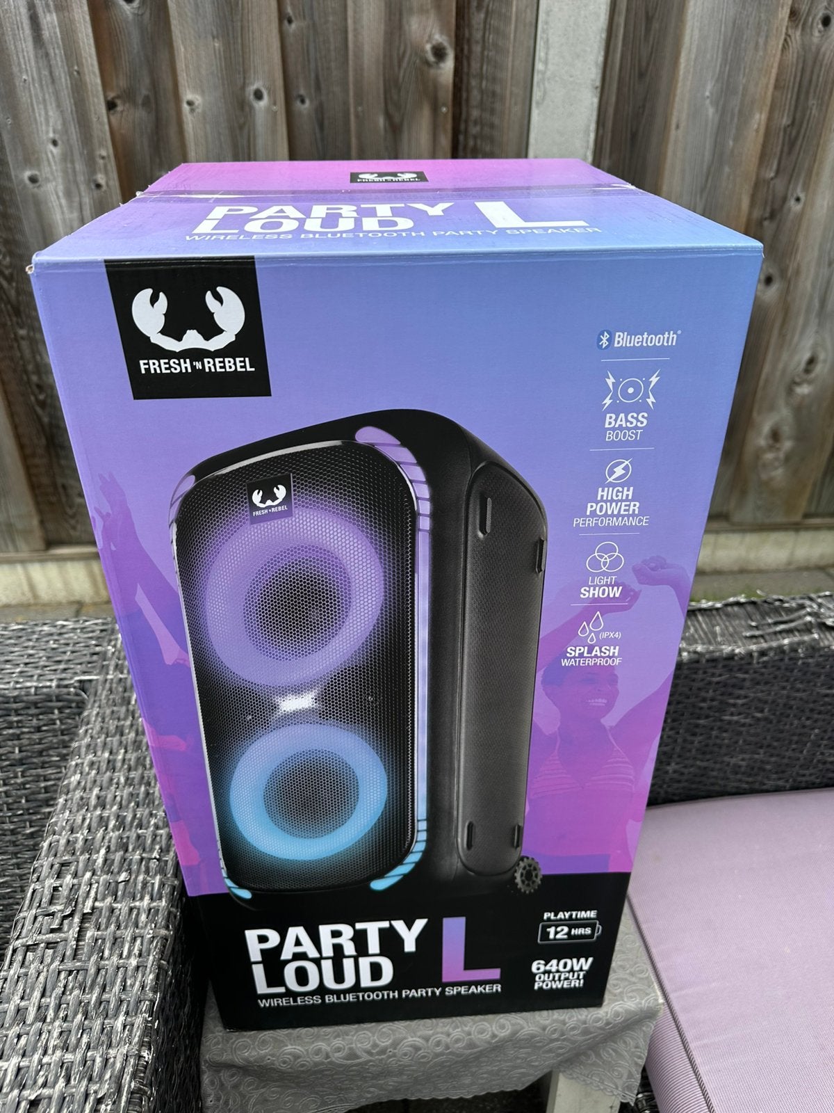 Fresh ‘n Rebel party speaker bluetooth groot formaat L, Audio, Tv en Foto, Luidsprekers, Overige merken, Overige typen, Ophalen of Verzenden