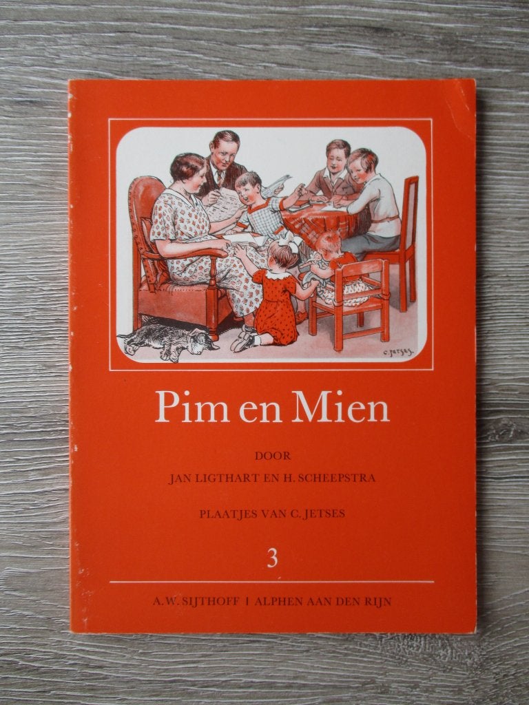 Pim en Mien 3 - Ligthart / Scheepstra / Jetses, Ophalen of Verzenden, Gelezen, Fictie algemeen