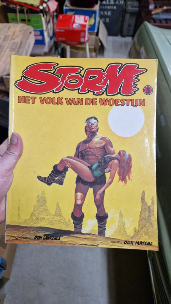 Storm - het volk van de woestijn. Don Lawrence. Dick Matena, Eén stripboek, Ophalen of Verzenden, Gelezen