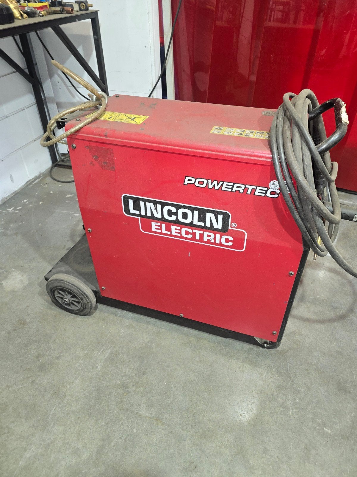 Lincoln Powertec 305c Lasmachine - Robuust en Betrouwbaar, Doe-het-zelf en Verbouw, Gereedschap | Lasapparaten, Ophalen of Verzenden