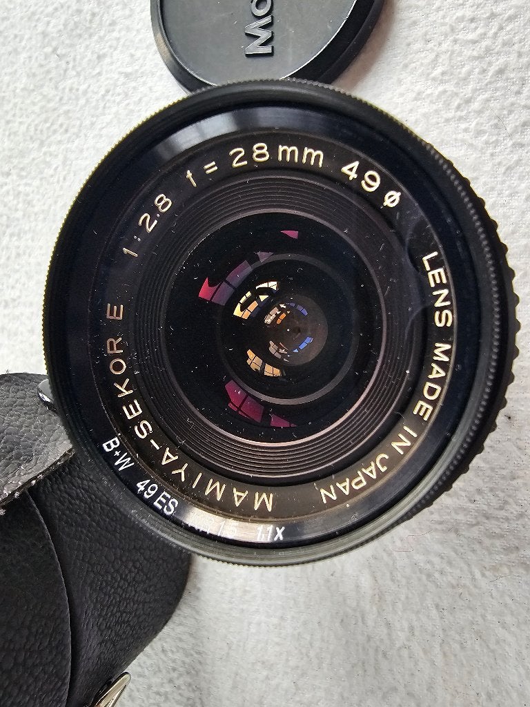 Mamiya Lenz 28mm, Ophalen of Verzenden, Zo goed als nieuw, Standaardlens