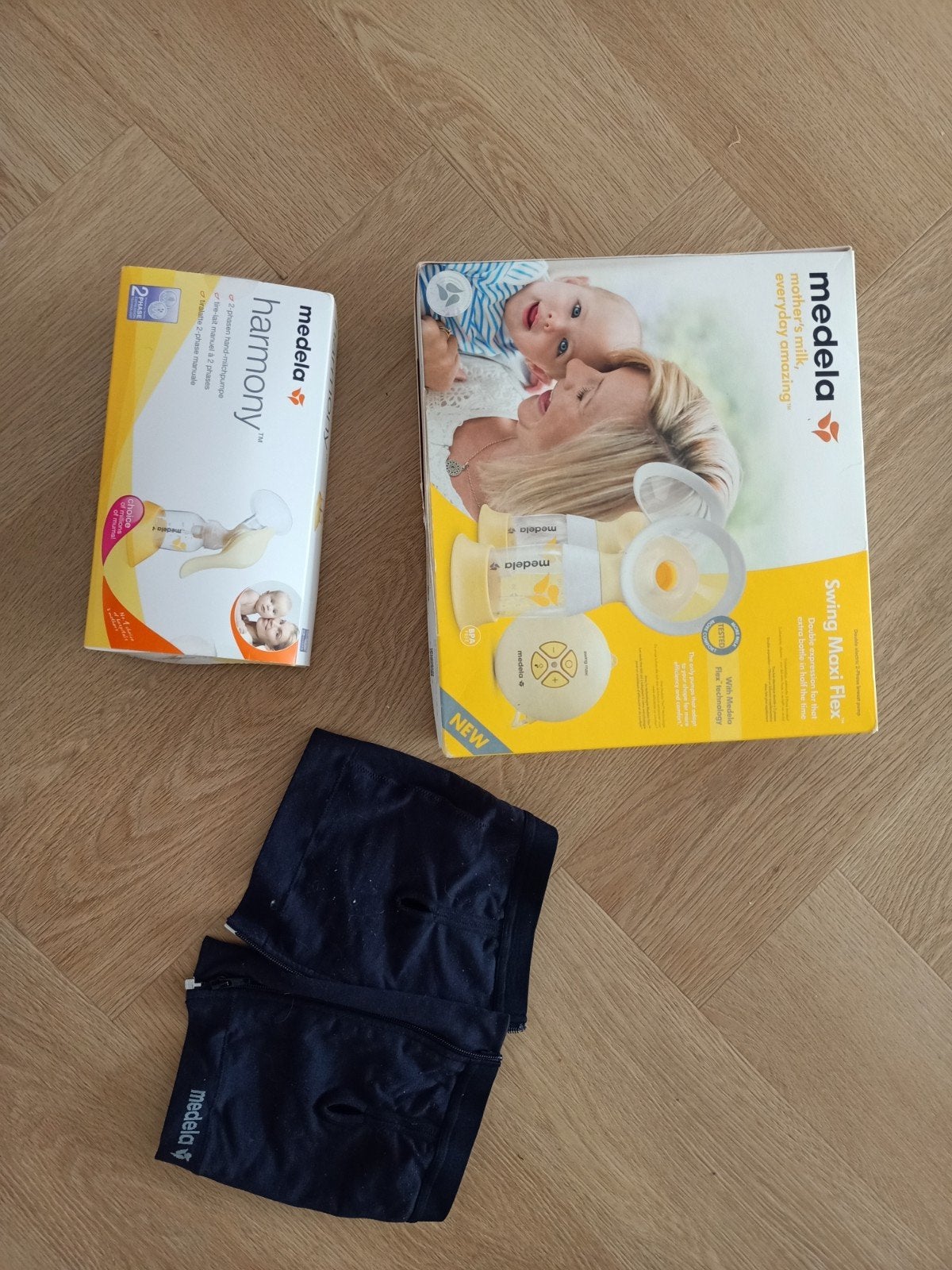 Medela Swing & Harmony borstkolven + handsfree kolf bh, Ophalen of Verzenden