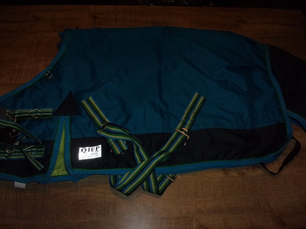 Luxe outdoordeken shetlander regendeken QHP Sky 100-125, Dieren en Toebehoren, Shetlander/Mini, QHP, Nieuw, 200 g