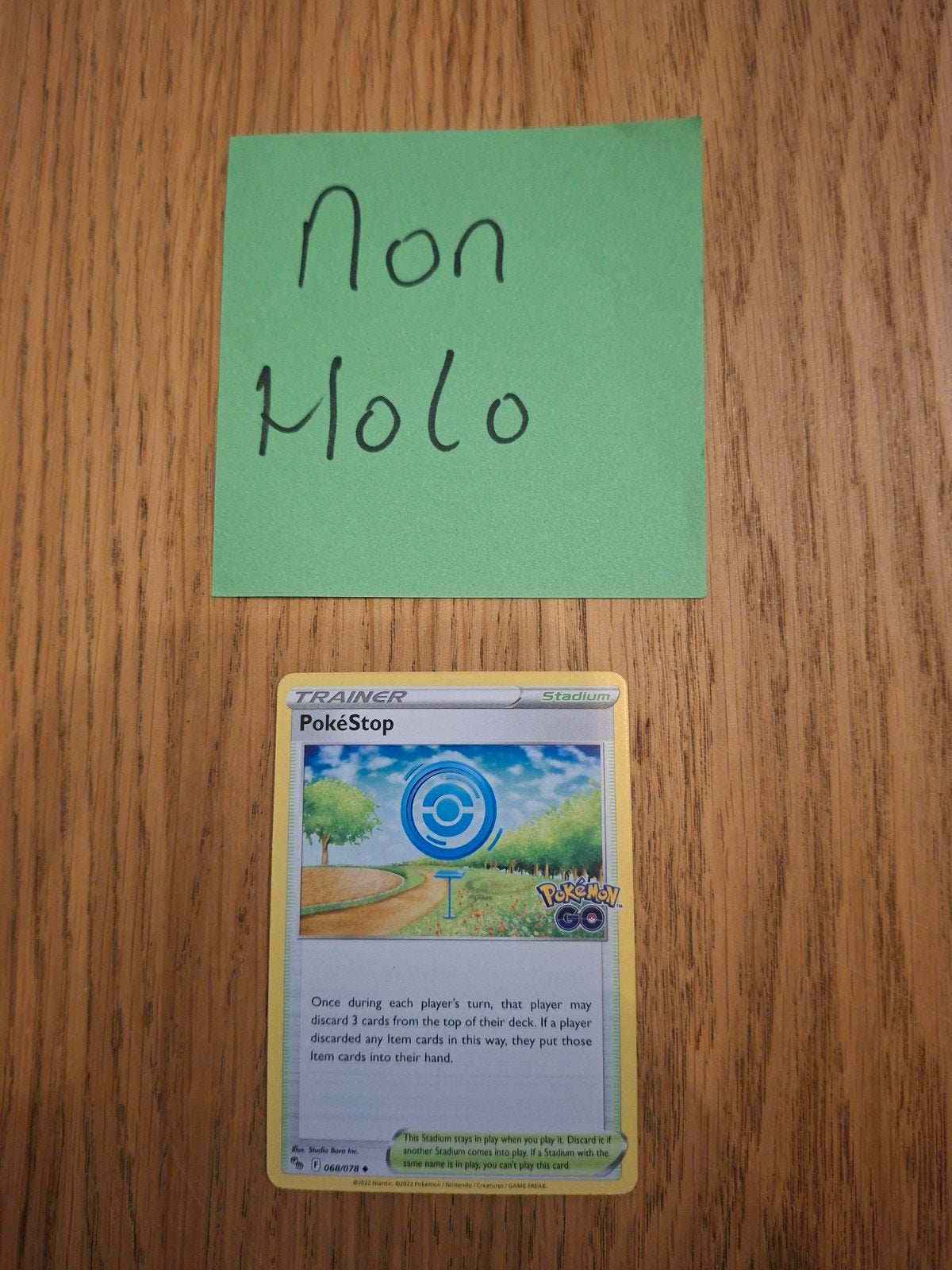 Pokestop 068/078 Pokemon GO, Hobby en Vrije tijd, Ophalen of Verzenden, Zo goed als nieuw