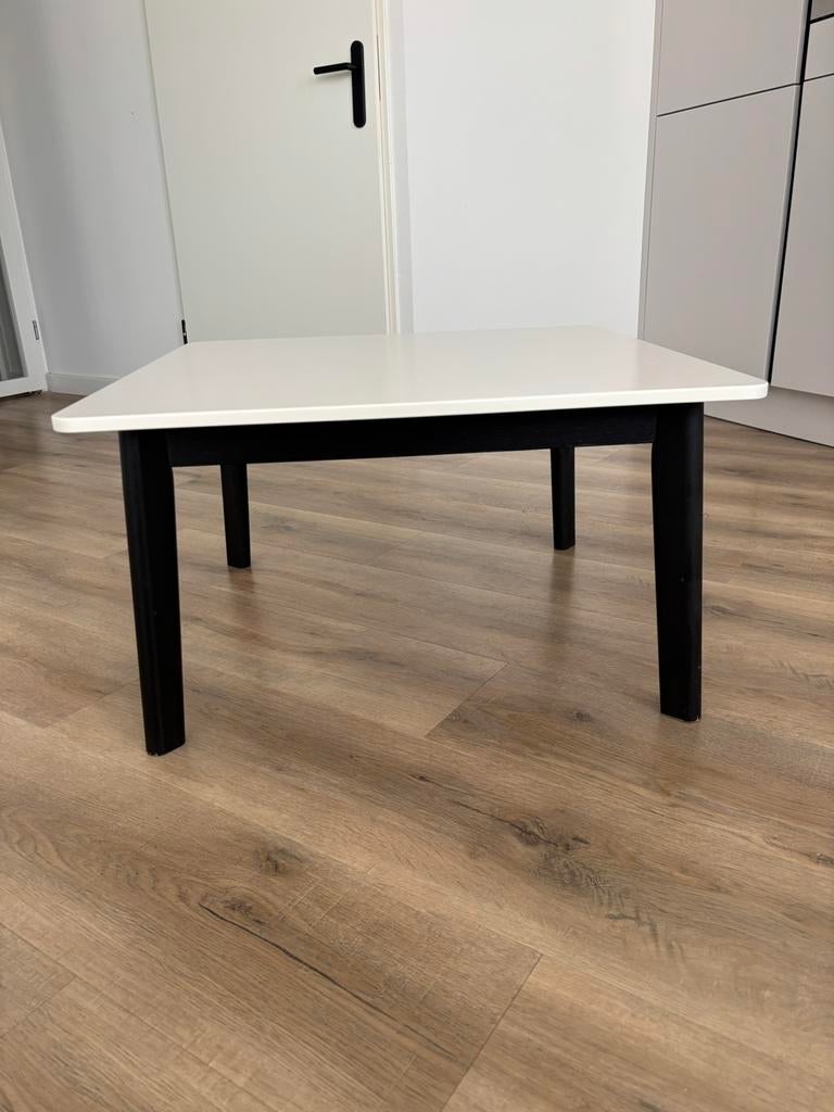 Scandinavische salontafel 75x75, 50 tot 100 cm, Vierkant, Scandinavisch, Zo goed als nieuw