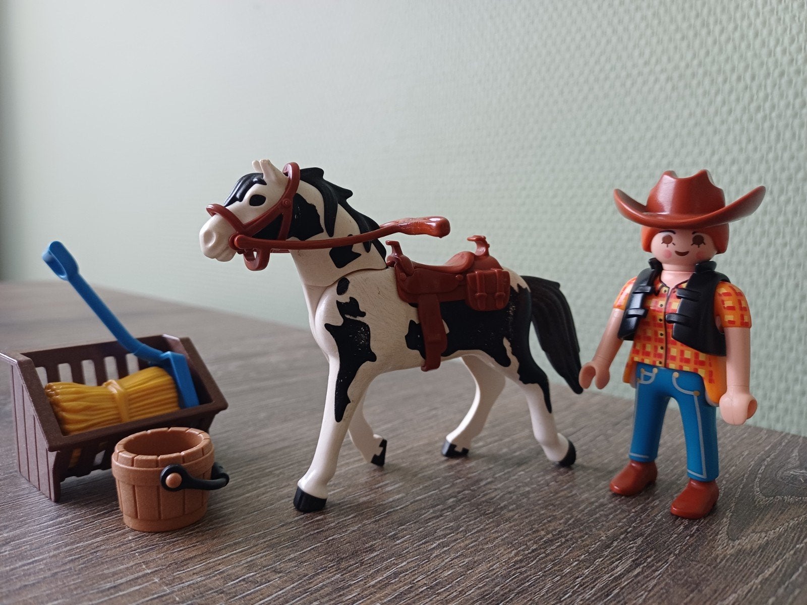 Playmobil Cowboy met Paard en Accessoires, Ophalen of Verzenden, Gebruikt, Jongen of Meisje