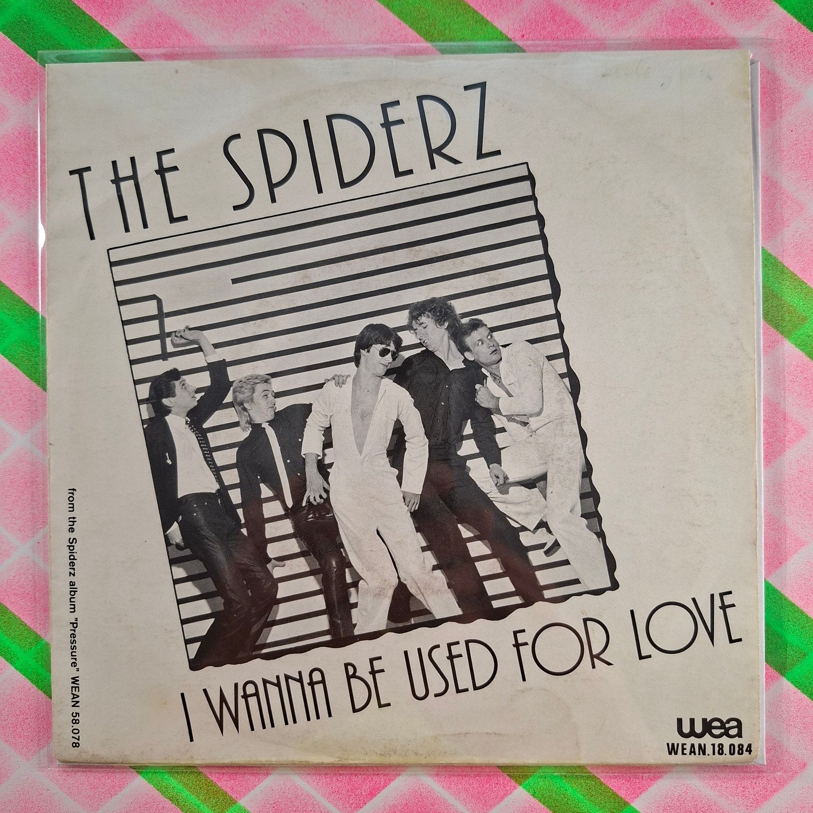 The Spiderz I wanna be used for love single.          Star45, Gebruikt, 7 inch, Ophalen of Verzenden, Inclusief binnenhoes
