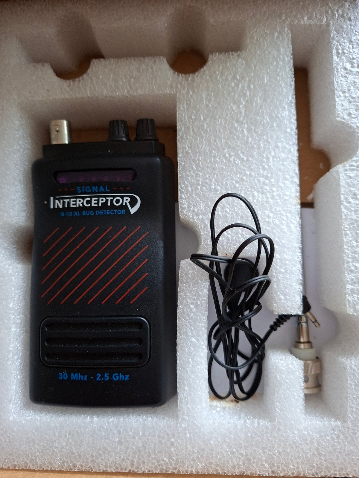 Interceptor R-10 XL Bug Detector - 30 MHz - 2.5 GHz, Telecommunicatie, Ophalen of Verzenden