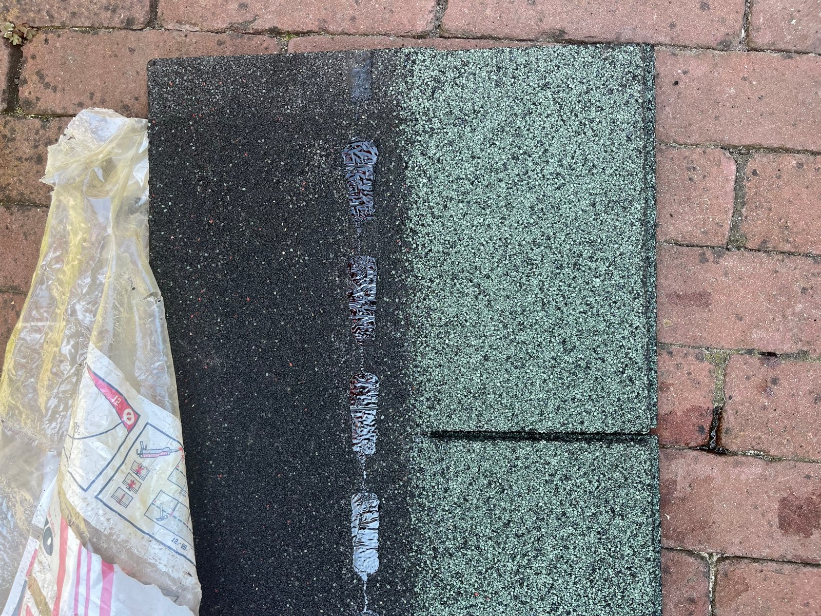 Easy Shingle dakshingles - Zwart/Groen, Doe-het-zelf en Verbouw, Dakpannen en Dakbedekking, Ophalen, Overige materialen, Zwart