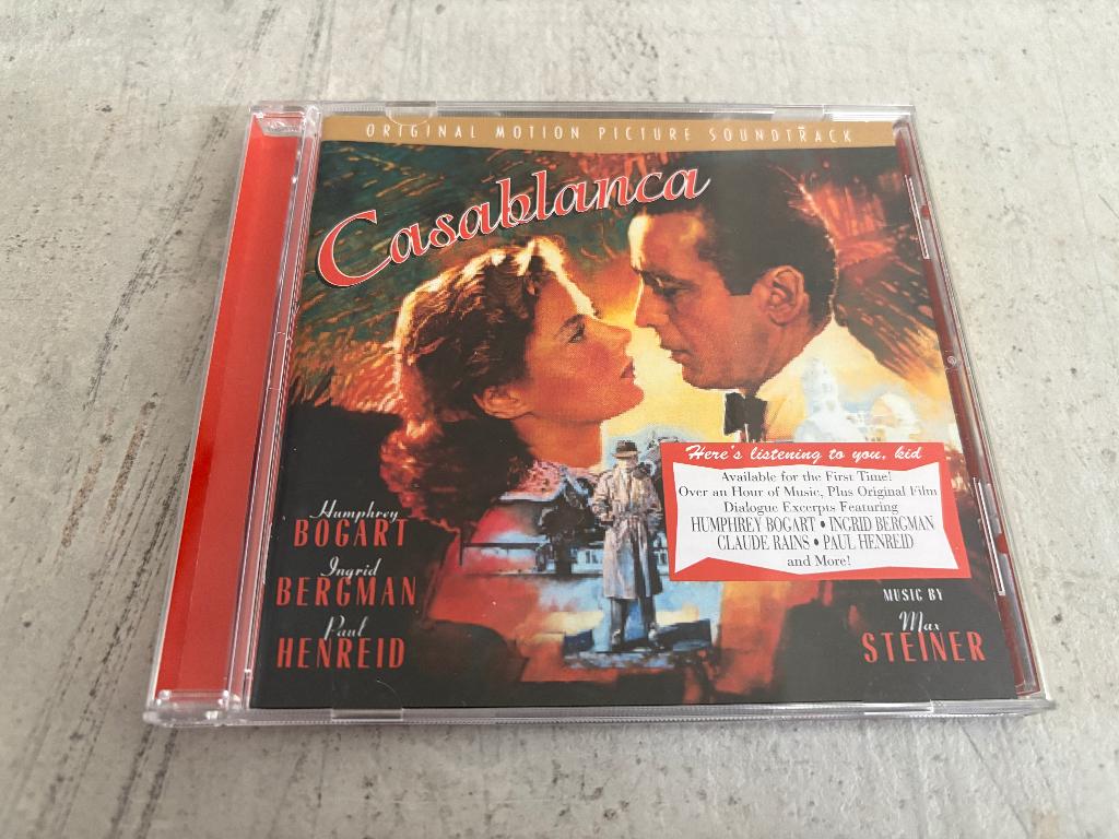 Max Steiner - Casablanca (Motion Picture Soundtrack) CD, Ophalen of Verzenden, Zo goed als nieuw