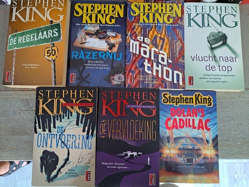 Grote collectie Stephen King boeken - 63 stuks, Boeken, Ophalen, Gelezen, Populaire fictie