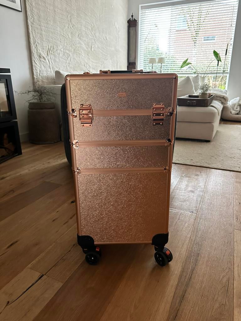 Sibel kapperskoffer, Sieraden, Tassen en Uiterlijk, Beautycases, Zo goed als nieuw, Hardcase, Met slot, Ophalen