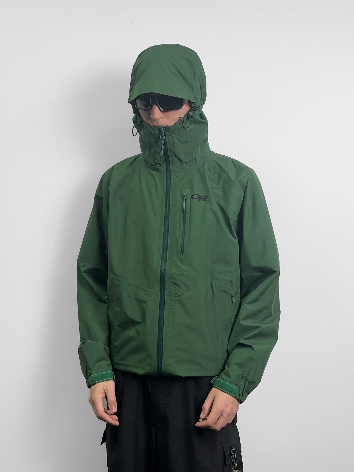 outdoor research goretex jas, Ophalen of Verzenden, Zo goed als nieuw, Maat 48/50 (M), Groen