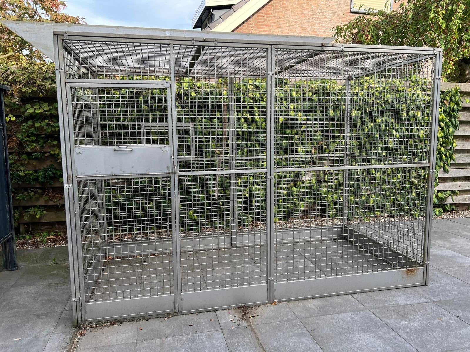 Rvs kooi, Dieren en Toebehoren, Vogels | Hokken en Kooien, Ophalen, Metaal, Vogelkooi