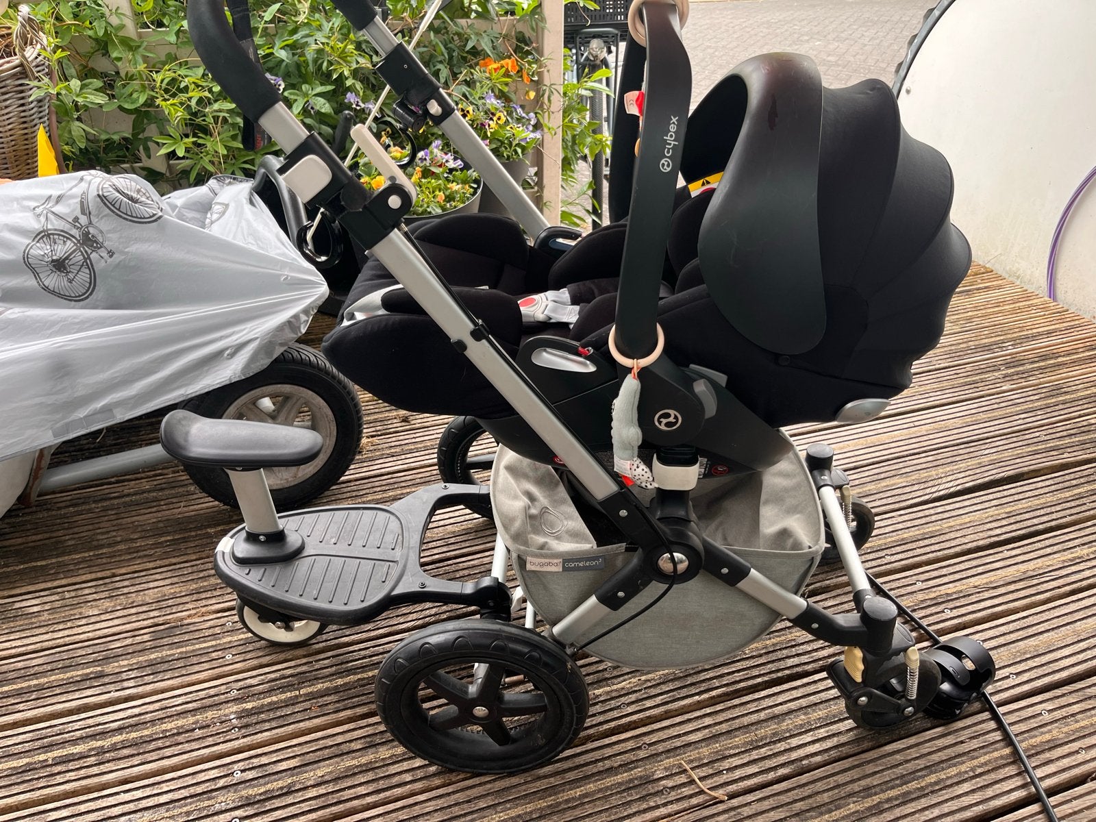 Bugaboo Cameleon 3 met Cybex autostoel en accessoires, Ophalen, Gebruikt, Bugaboo, Combiwagen