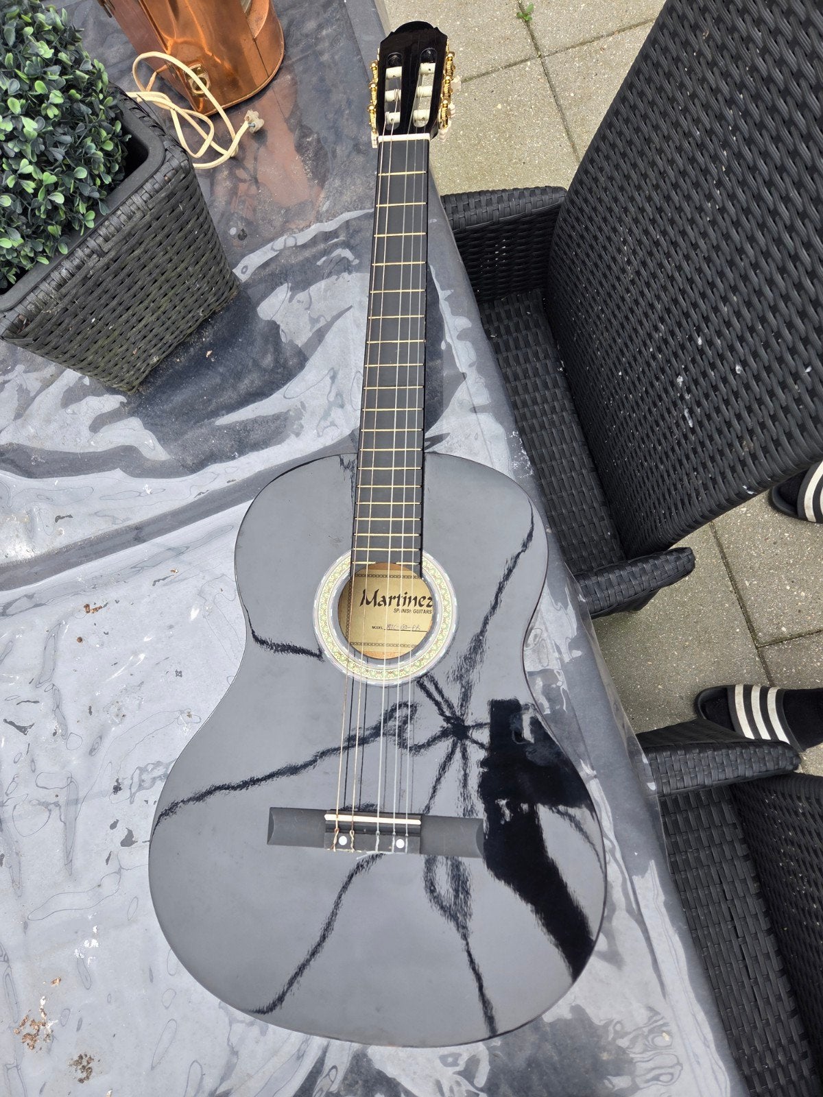 Martinez Klassieke Gitaar MTC-80-PB Zo Goed Als Nieuw met Ta, Muziek en Instrumenten, Ophalen of Verzenden, Zo goed als nieuw