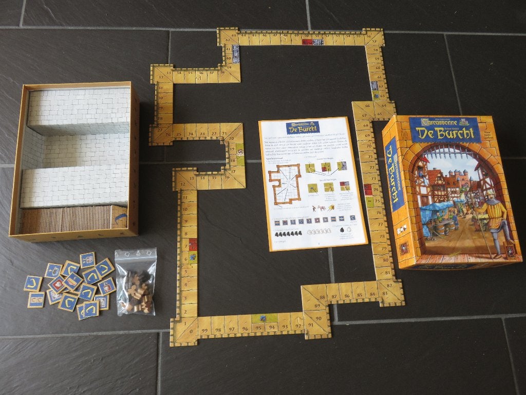 Carcassonne De Burcht, voor twee spelers vanaf 8 jaar., Ophalen of Verzenden, Zo goed als nieuw