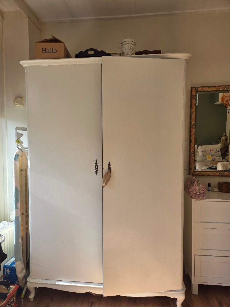 Meidenkast Wit, Huis en Inrichting, Ophalen, Met deur(en), Gebruikt, 100 tot 150 cm