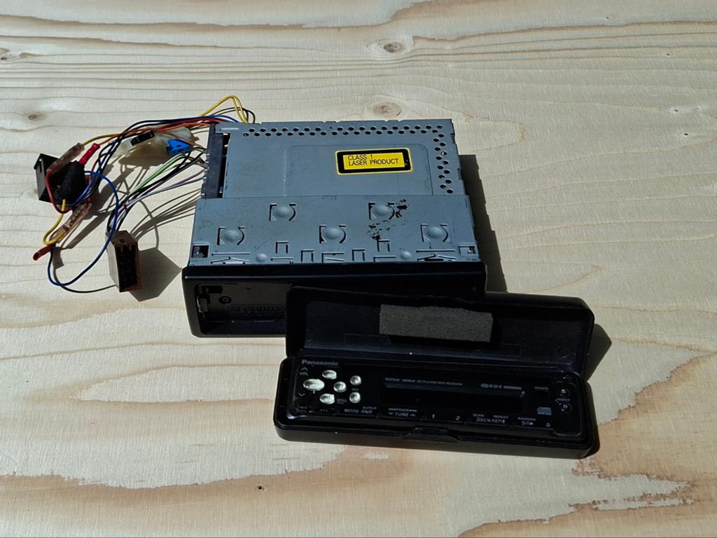 Panasonic CQ-DP103N autoradio met afneembaar frontje, Ophalen of Verzenden, Gebruikt