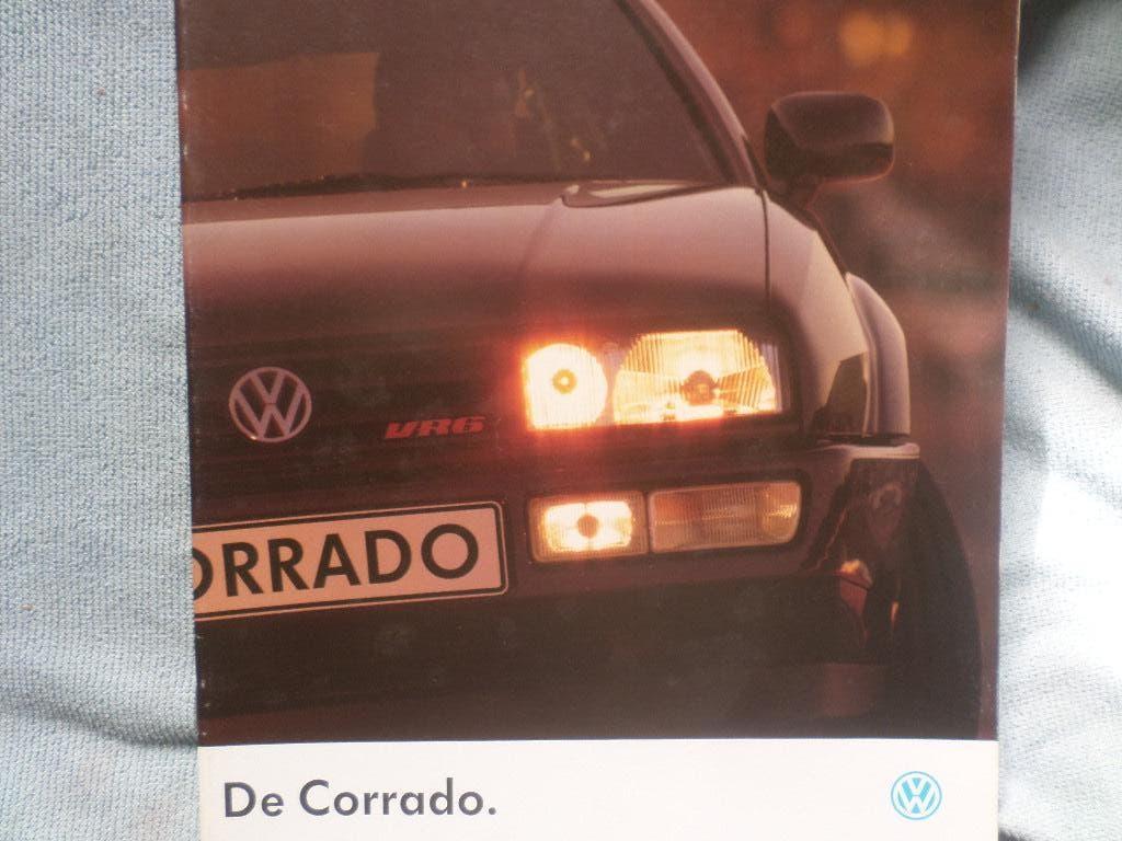 Volkswagen Corrado 16v & VR6 Brochure, Ophalen of Verzenden, Zo goed als nieuw, Volkswagen