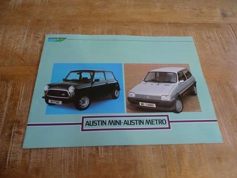 Austin Mini - Austin Metro - Folder Brochure - Nederlands, Verzenden, Gelezen, Overige merken