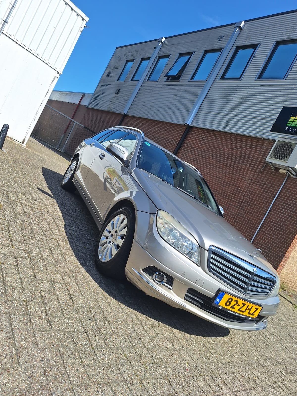 Mercedes-Benz C-Klasse 2.2 CDI C220 Estate AUT 2008 Grijs, Auto's, Automaat, 1800 kg, Origineel Nederlands, Stationwagon