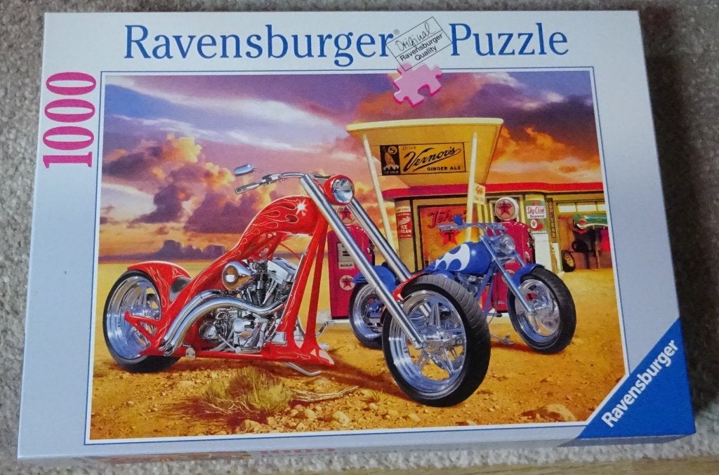 Legpuzzel Ravensburger – 1000 stukjes – Hot Wheels, Ophalen of Verzenden, 500 t/m 1500 stukjes, Zo goed als nieuw, Legpuzzel