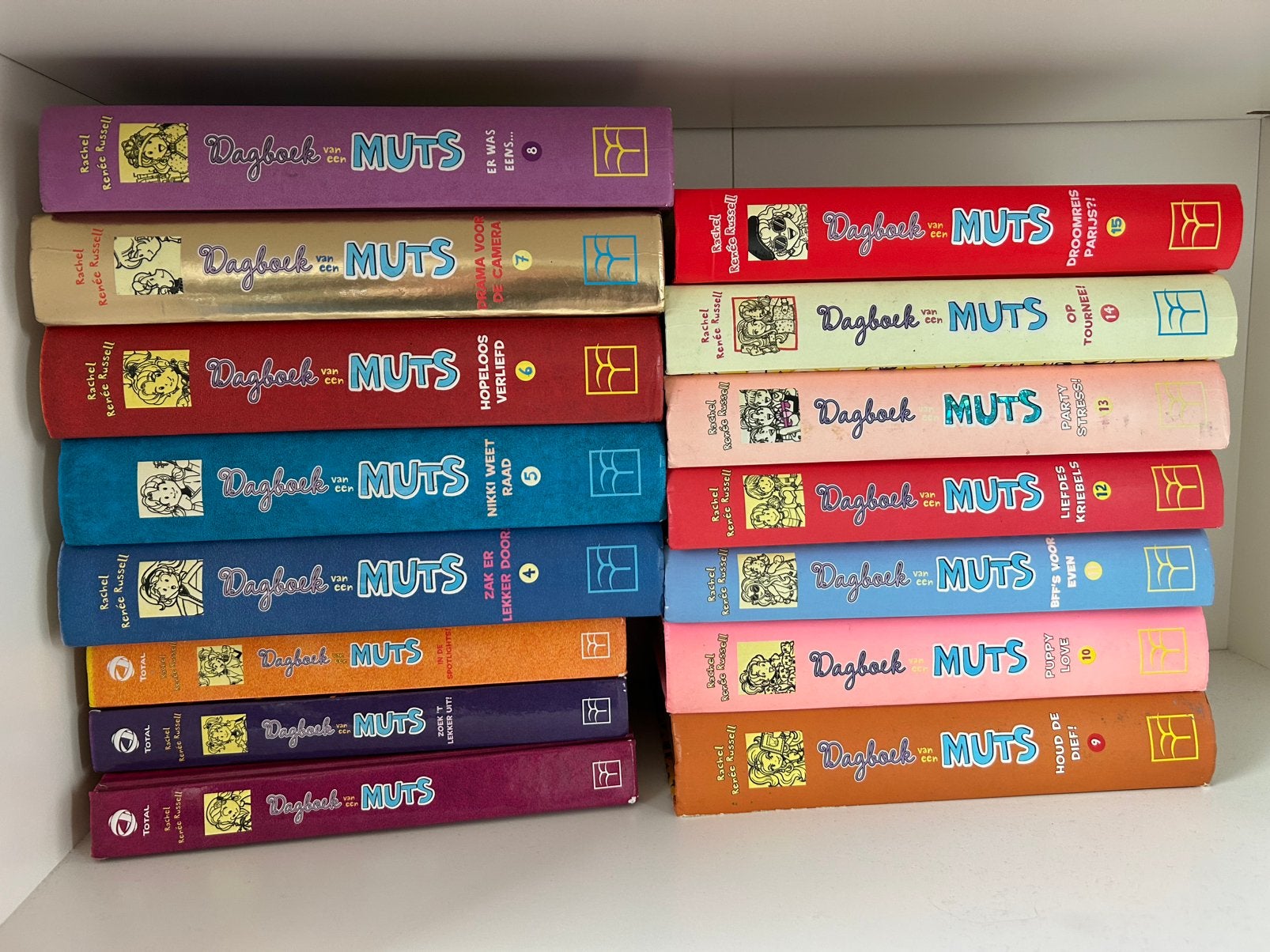 Dagboek van een muts 1 t/m 15, Boeken, Ophalen of Verzenden, Zo goed als nieuw
