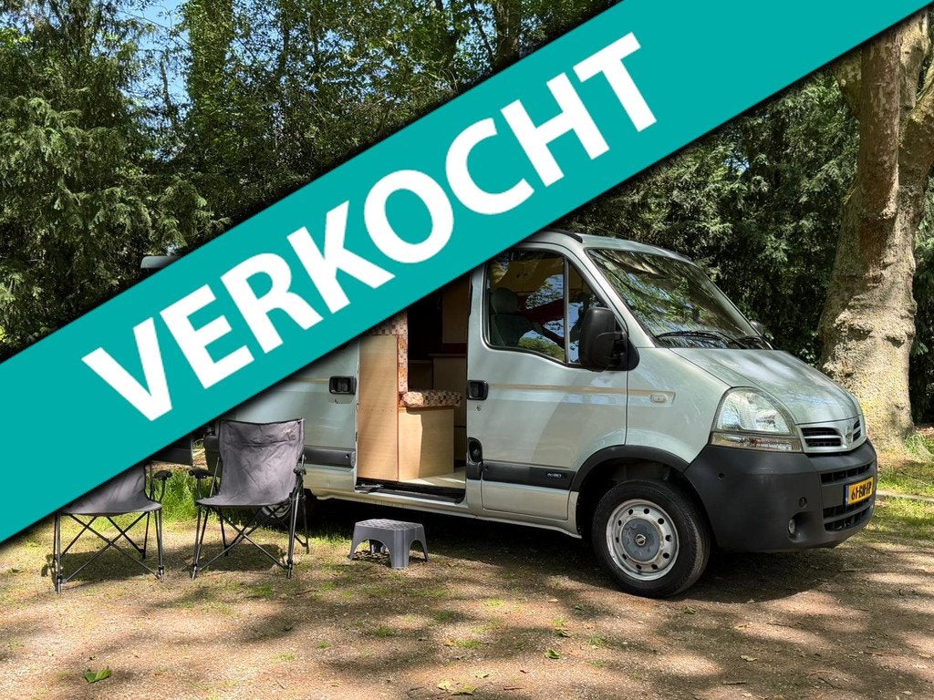 Nissan INTERSTAR 80.28-308 L Buscamper ZEER MOOIE STAAT NIEU, Overige merken, Buscamper of Camperbus, Bedrijf, Luifel
