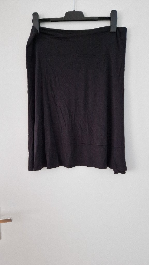 Hema Rok maat L.., Kleding | Dames, Rokken, Zo goed als nieuw, Maat 46/48 (XL) of groter, Zwart, Knielengte, Ophalen