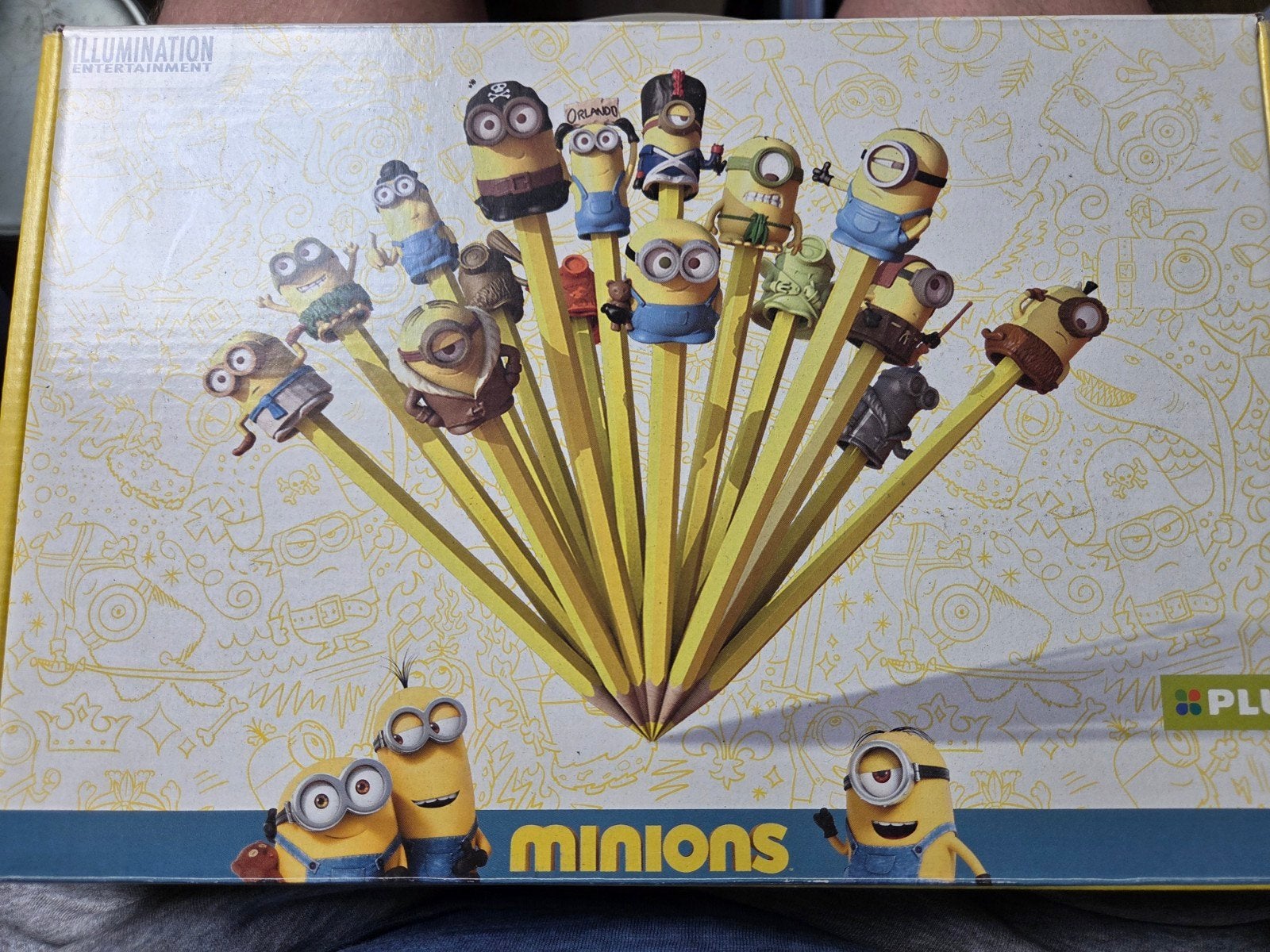 Minions set te koop, Plus, Ophalen