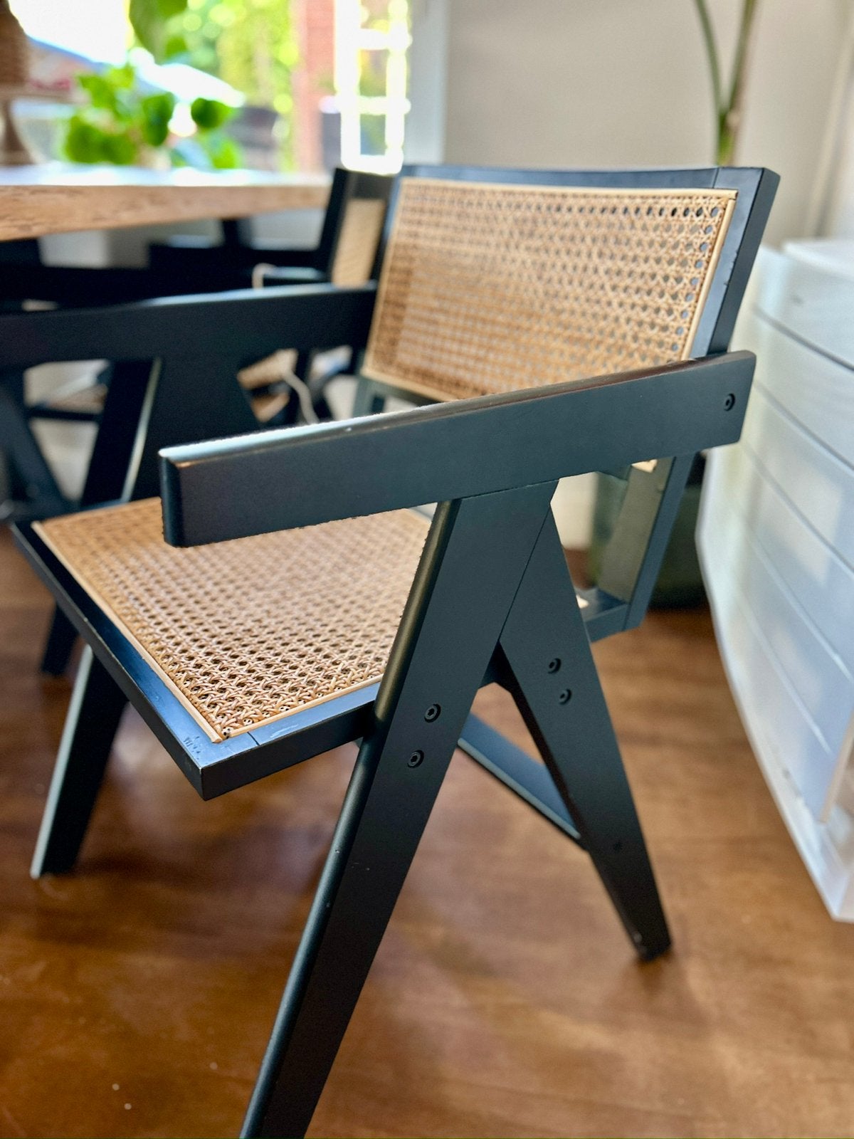 8x WOOOD Rotan stoelen (2x nieuw in doos), Ophalen of Verzenden, Zo goed als nieuw