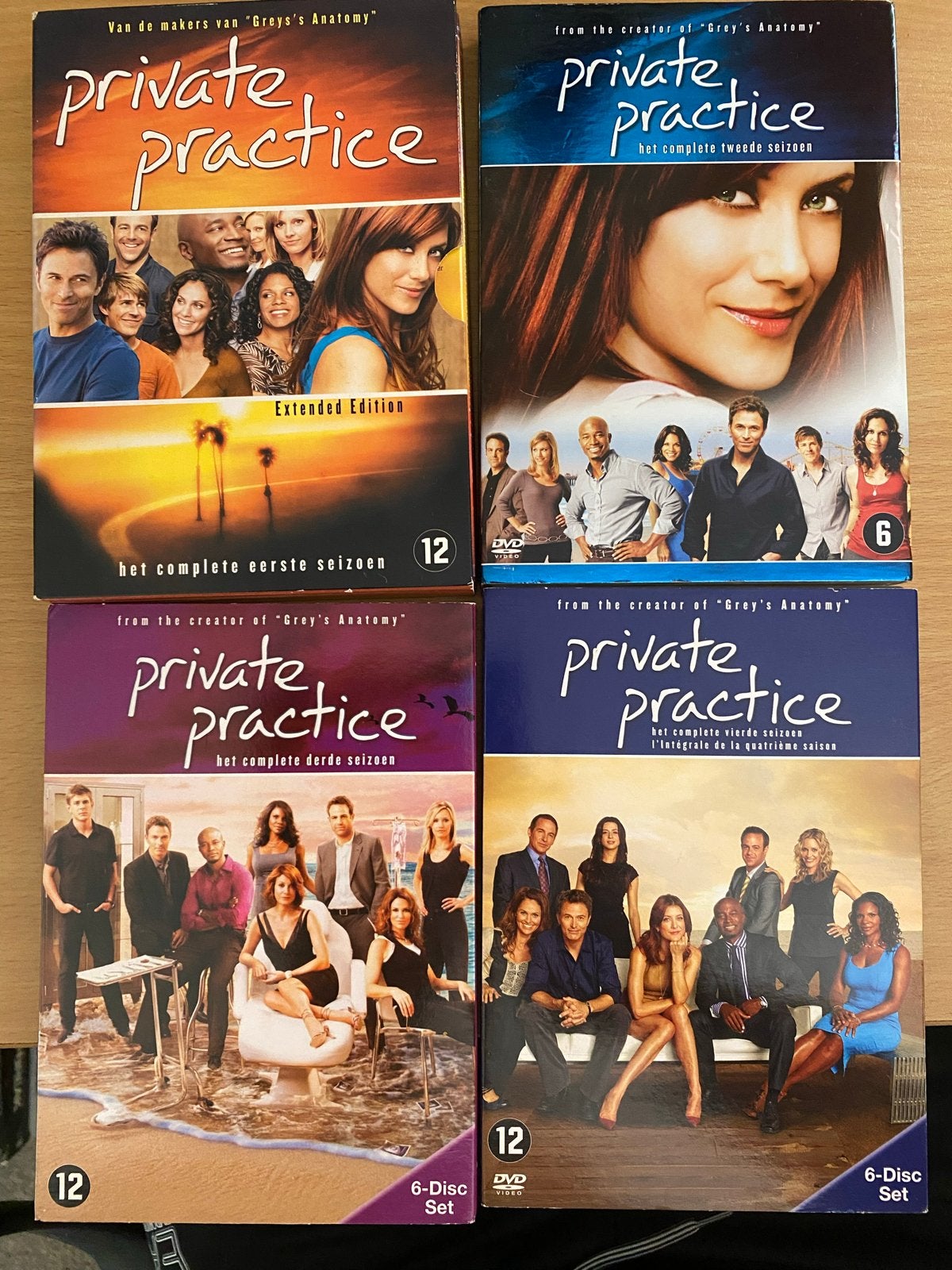 Private Practice DVD Boxset Seizoen 1-4, Cd's en Dvd's, Dvd's | Tv en Series, Engels, Seizoen 1, Nederlands, Drama