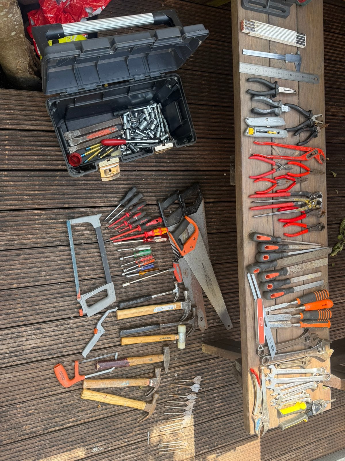 100 stuks gereedschap A-merk in koffer, Ophalen, Zo goed als nieuw