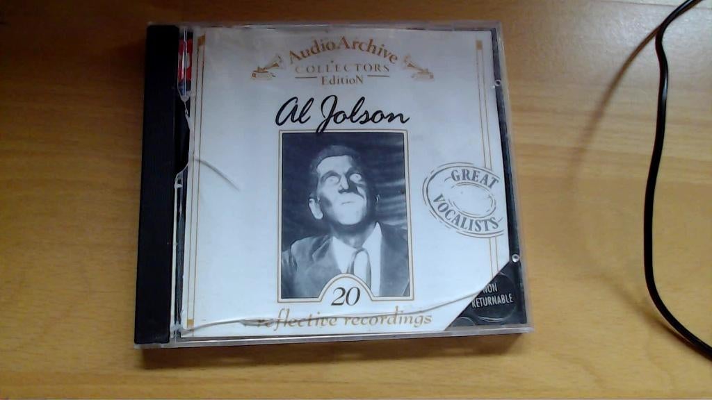 CD Al Jolson, Ophalen of Verzenden, 1980 tot heden, Gebruikt, Jazz