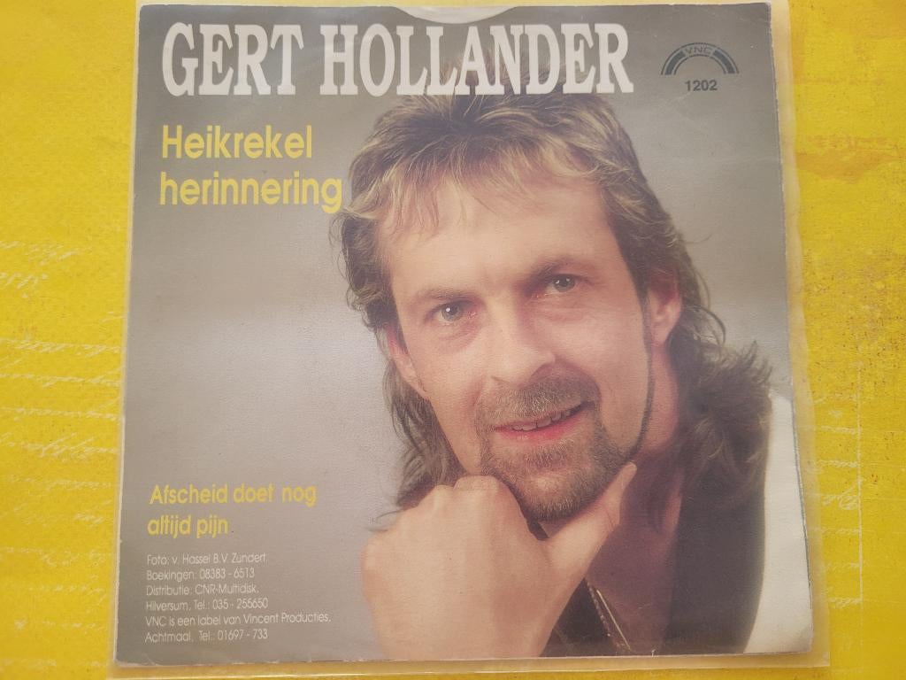 Gert Hollander - Heikrekel herinnering - Afscheid doet..., Ophalen, Zo goed als nieuw, Overige formaten, Levenslied of Smartlap